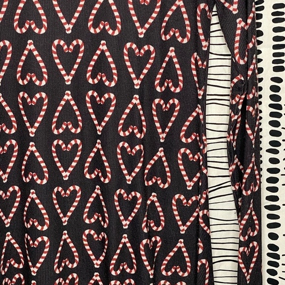 Candy Cane Print Dress - Picture 2 of 4